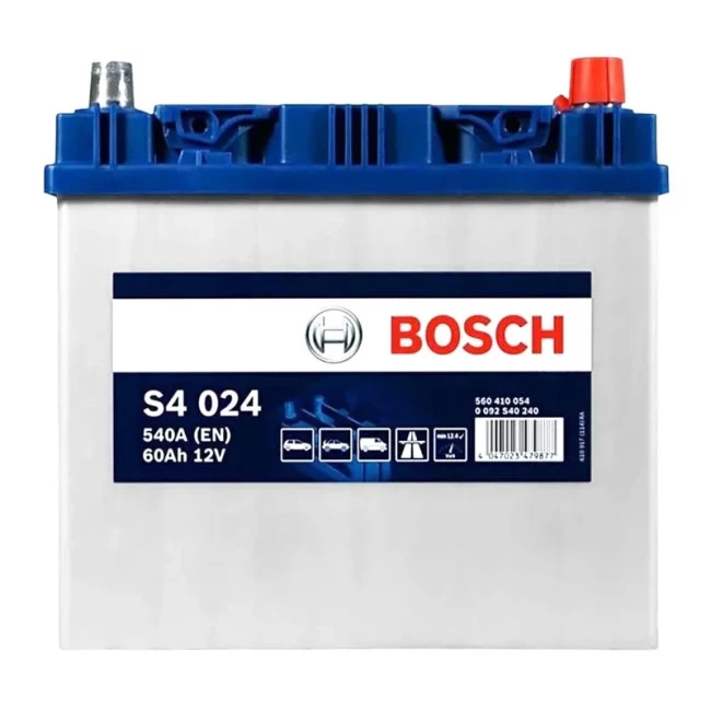 Автомобільний акумулятор BOSCH S4 024 6CT-60Ah Asia АзЕ (0092S40240)