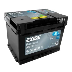 Автомобильный аккумулятор EXIDE Premium Carbon Boost 6СТ-61Ah АзЕ 600A (EN) EA612 (76101)