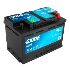 Аккумулятор Exide Start-Stop AGM 6СТ-70Ah (-/+) (76066)