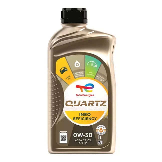 Моторное масло Total Quartz Ineo Efficiency 0W-30 1л (186931)