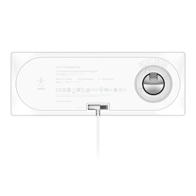 Беспроводное зарядное устройство Belkin 3in1 MagSafe white (WIZ016VFWH)