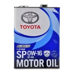 Масло моторное синтетическое TOYOTA "0W-16 SN/GF-6" 4л (0888013105)