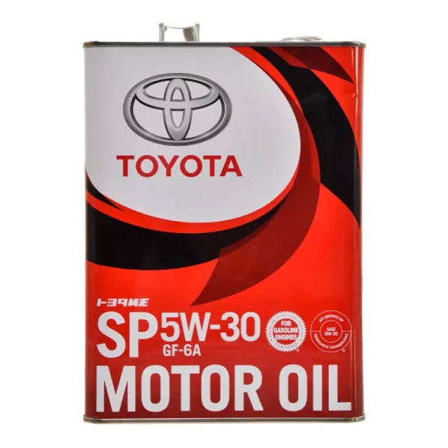 Моторное масло Toyota 5W-30 SP/GF-6A 4л (0888013705) Моторное масло Toyota 5W-30 SP/GF-6A 4л (0888013705)