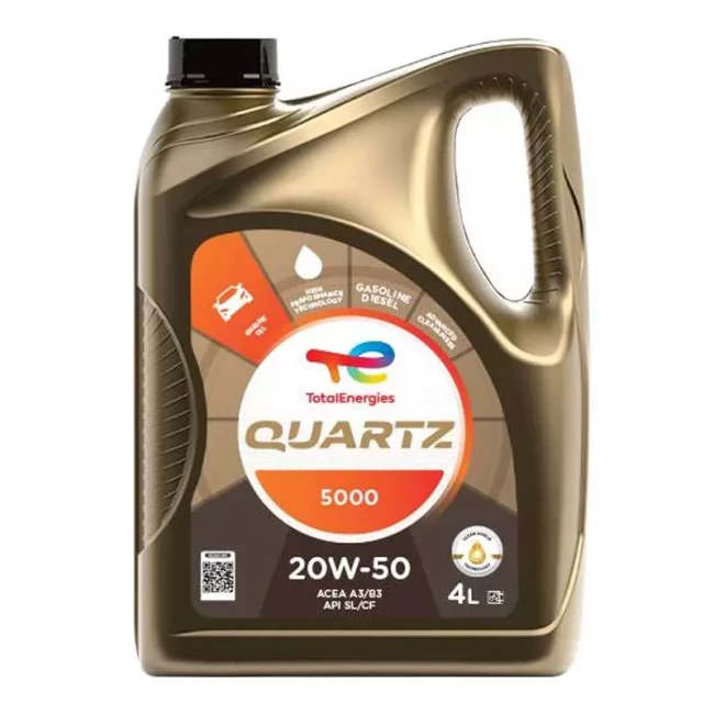 Моторное масло Total Quartz 5000 20W-50 4л (148594)