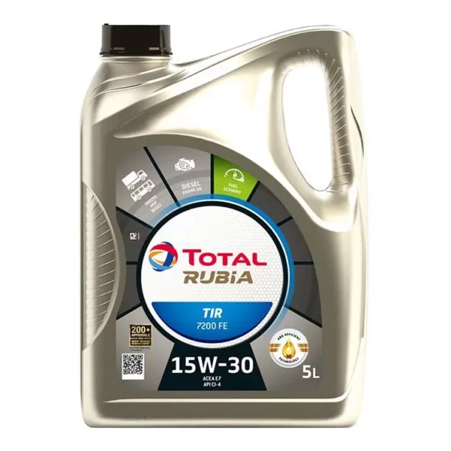 Моторное масло Total Rubia TIR 7200 FE 15W-30 5л (148582)