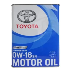 Моторное масло Toyota Motor Oil 0W-16 4л