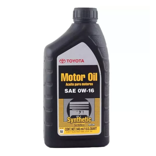 Моторное масло Toyota Synthetic Motor Oil 0W-16 0,946л (0027916QTE)