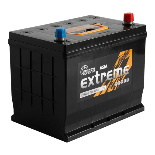 Автомобільний акумулятор EXTREME 6CT-75Ah Asia АзЕ