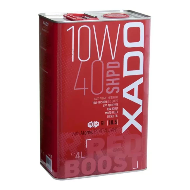 Моторное масло Xado Atomic Oil Red Boost SHPD 10W-40 4л (ХА26249) Моторное масло Xado Atomic Oil Red Boost SHPD 10W-40 4л (ХА26249)