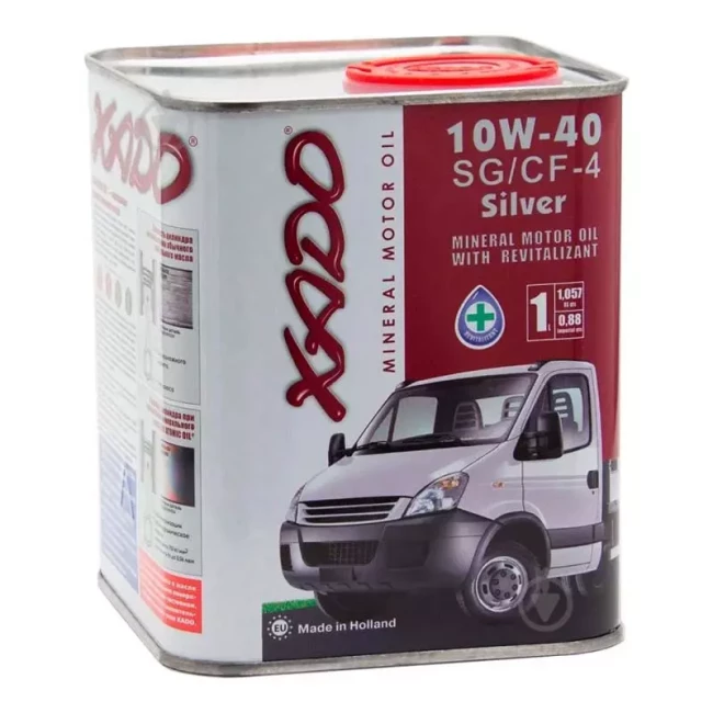 Моторное масло Atomic Oil 10W-40 SG/CF-4 Silver 1л (XA20123)