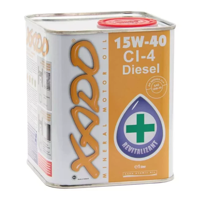 Моторна олива Xado Atomic Oil CI-4 Diesel 15W-40 1л (XA25114/XA20114)