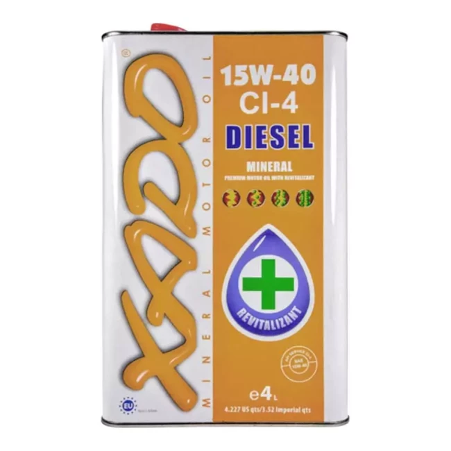 Моторное масло Xado Atomic Oil CI-4 Diesel 15W-40 4л (XA20214)