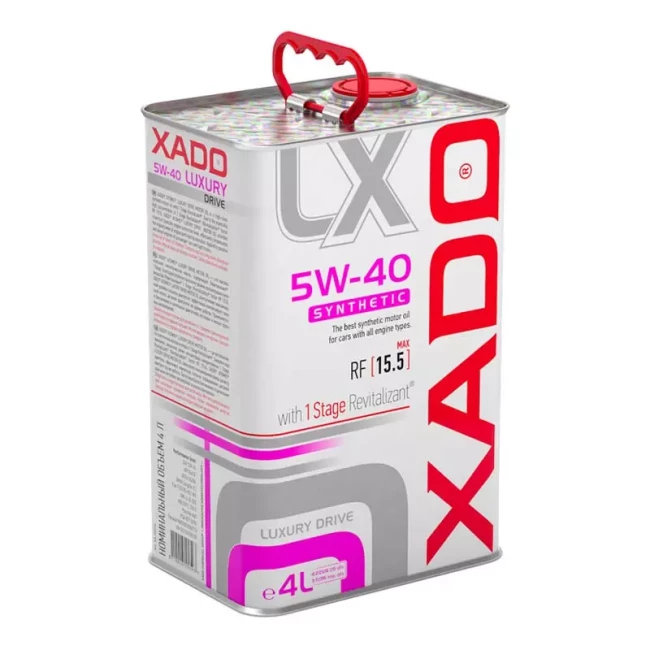 Моторное масло Xado Atomic Luxury Drive Motor Oil 5W-40 4л (XA20274) Моторное масло Xado Atomic Luxury Drive Motor Oil 5W-40 4л (XA20274)