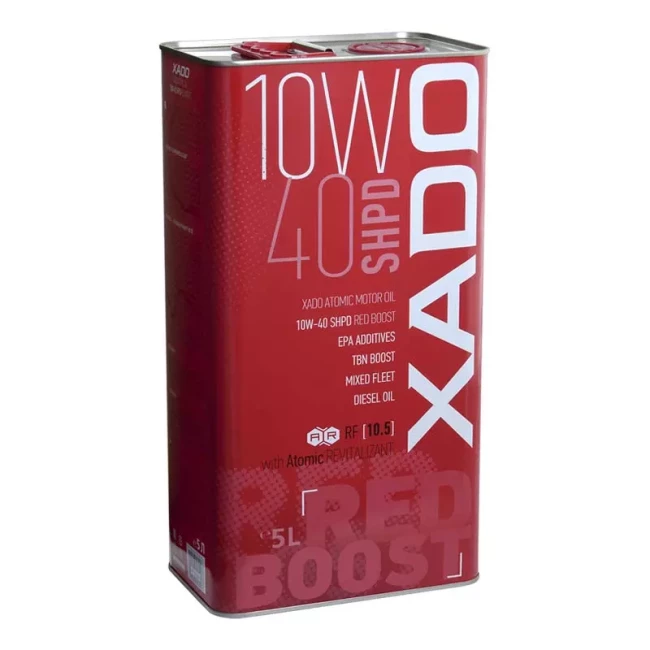 Моторное масло Xado Atomic Oil Red Boost SHPD 10W-40 5л (XA26349)