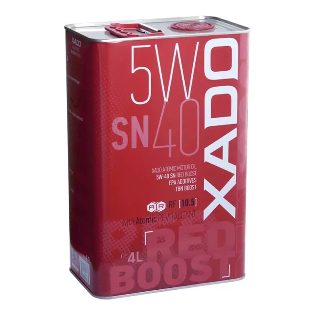 Моторное масло Xado Atomic Oil 5W-40 SN Red Boost 4л (ХА26269) Моторное масло Xado Atomic Oil 5W-40 SN Red Boost 4л (ХА26269)