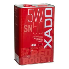 Моторна олива Xado Atomic Oil Red Boost SN 5W-50 4л