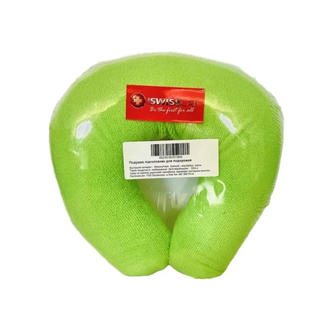 Подушка-підголовник Proswisscar Mini Green (4824038001909)