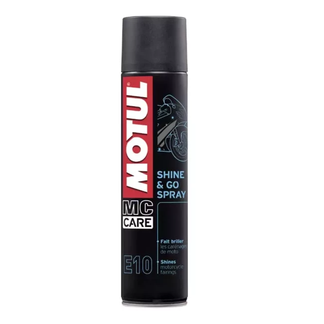 Полирующий спрей MOTUL E10 Shine & Go spray (400мл) (819816) Полирующий спрей MOTUL E10 Shine & Go spray (400мл) (819816)