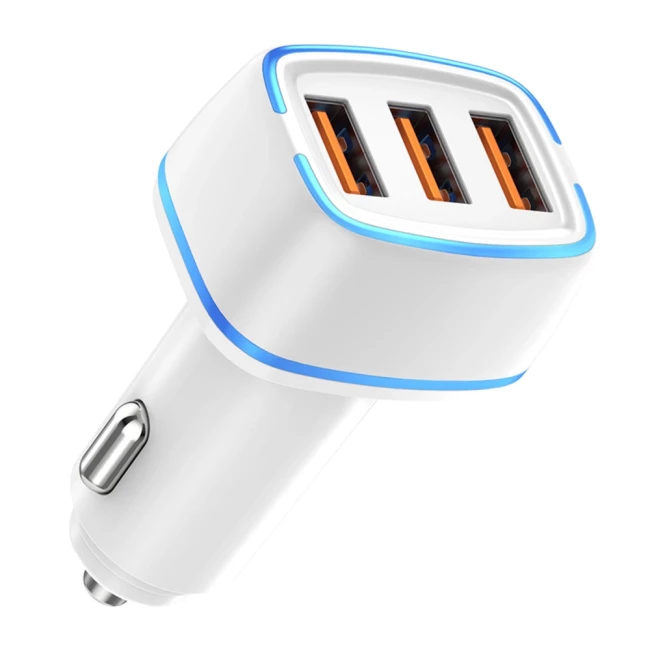 Автомобільний зарядний пристрій AMiO 3xUSB-A 30W (03889/038895)