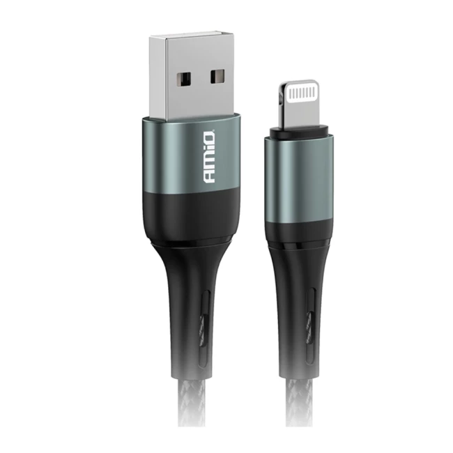 Кабель AMiO FullLINK USB-A - Lightning 3A 100см (03913/039137) Кабель AMiO FullLINK USB-A - Lightning 3A 100см (03913/039137)