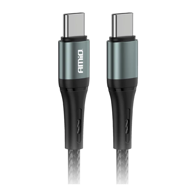 Кабель AMiO FullLINK USB-C - USB-C 60W 200см (03915/039151) Кабель AMiO FullLINK USB-C - USB-C 60W 200см (03915/039151)