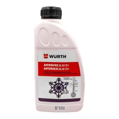 Антифриз концентрат WURTH G12+ LL Pink 1 л (5892332001)