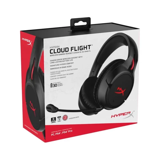 Наушники HyperX "Cloud Flight Black" (HX-HSCF-BK/EM / 4P5L4AM)
