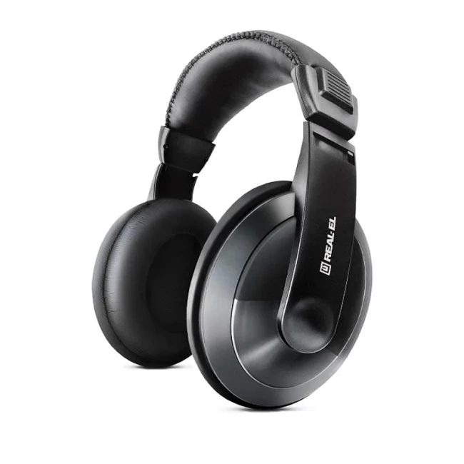 Навушники REAL-EL "GD-750V Black" (EL124200015) Навушники REAL-EL "GD-750V Black" (EL124200015)