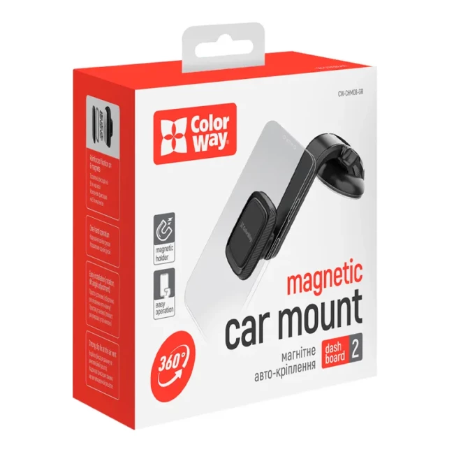 Держатель автомобильный СolorWay Dashboard-2 Gray (CW-CHM08-GR)