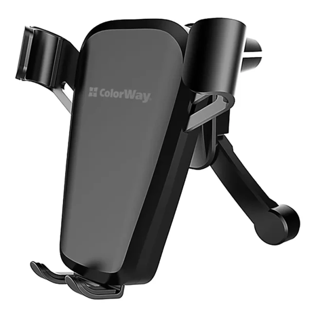 Держатель автомобильный СolorWay Soft Touch Gravity Holder Black (CW-CHG03-BK)