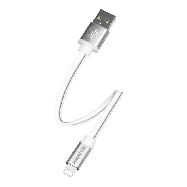 Кабель синхронізації ColorWay USB-Lihgtning White (CW-CBUM-LM25W)