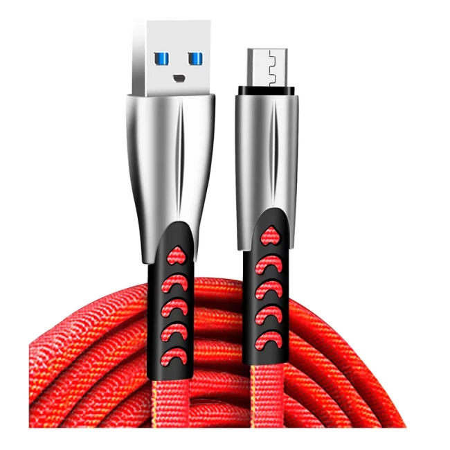 Кабель синхронізації ColorWay USB-microUSB Red (CW-CBUM011-RD)