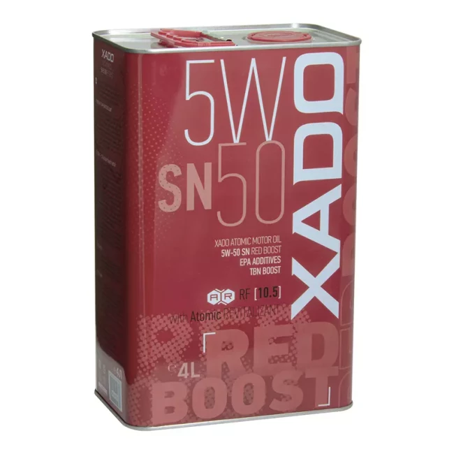 Моторное масло Xado Atomic Oil Red Boost SN 5W-50 4л (ХА25293) Моторное масло Xado Atomic Oil Red Boost SN 5W-50 4л (ХА25293)