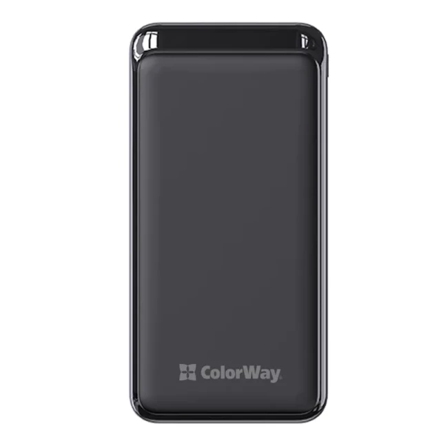 Внешний акамулятор ColorWay Slim 20000mAh Black (CW-PB200LPG3BK-PD)