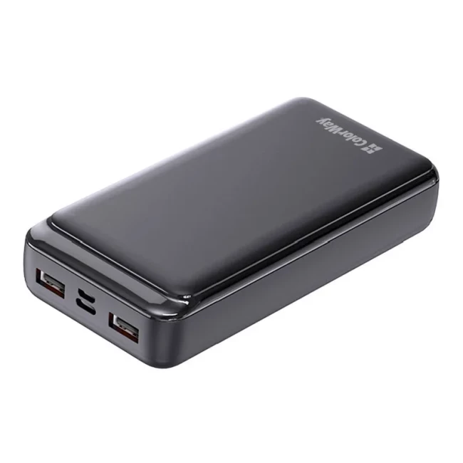 Внешний аккумулятор ColorWay Slim 20000mAh Black (CW-PB200LPD2BK)