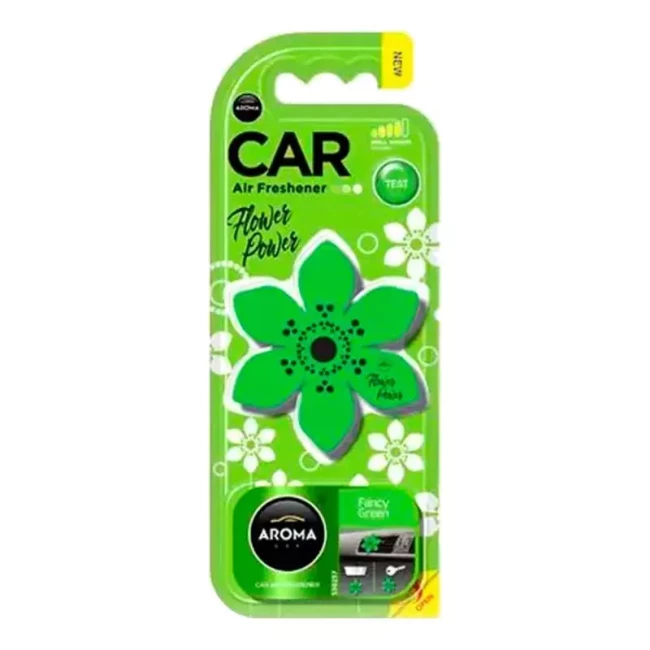 Ароматизатор Aroma Car (полимер) Flower Fancy Green (925586)