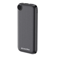 Универсальная мобильная батарея ColorWay LCD 10000mAh Black