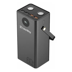 Универсальная мобильная батарея ColorWay Powerful 60000mAh Black