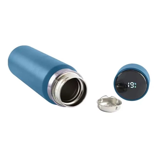 Термос Wertvoll DREAM 800 мл SS Digital Sensor t °C синий (RX-7001BU)