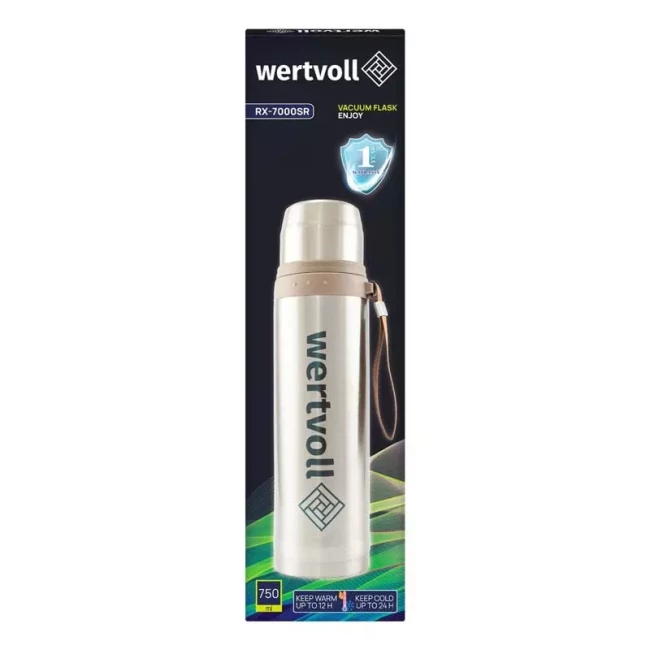Термос Wertvoll ENJOY 750 мл SS срібло (RX-7000SR)