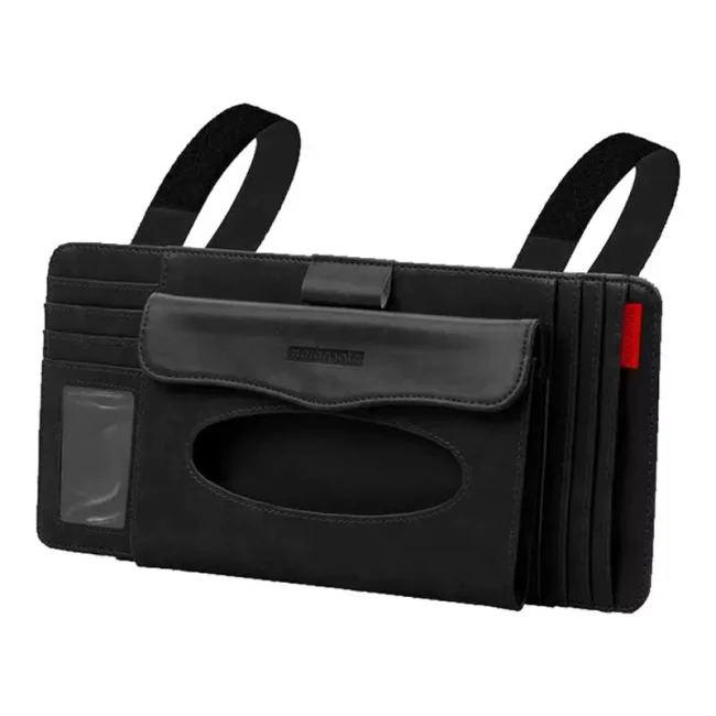 Многофункциональный органайзер на солнцезащитный козырек Promate Carpouch Brown (028156)