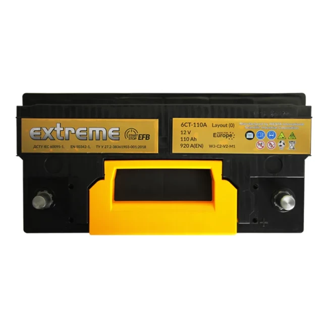 Автомобільний акумулятор EXTREME 6CT-110Аh EFB АзЕ (EEFB110)