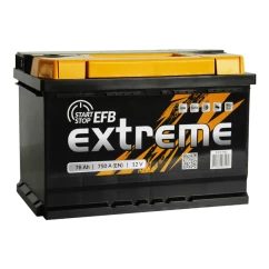 Аккумулятор Extreme 6CT-78Аh EFB АзЕ (-/+)