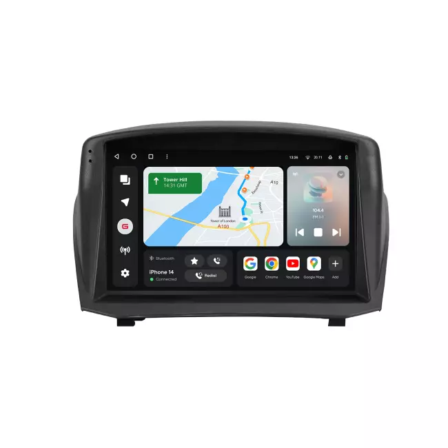 Мультимедійна автомобільна система Gazer T6509-WT/L PRO до Ford Fiesta Mk 6 2008-2019 80637