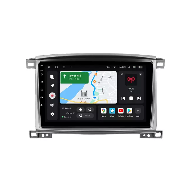 Мультимедийная автомобильная система Gazer T6510-J100/L для Toyota Land Cruiser 100 (J100) 2002-2007 79112 Мультимедийная автомобильная система Gazer T6510-J100/L для Toyota Land Cruiser 100 (J100) 2002-2007 79112