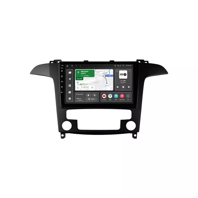 Мультимедийная автомобильная система Gazer T6009-CD340 PRO для Ford S-MAX 1 2006-2015 79356