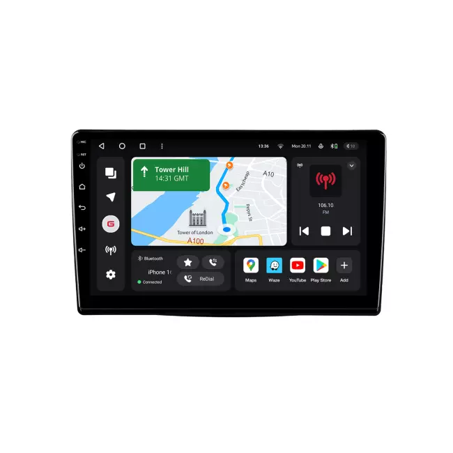 Мультимедийная автомобильная система Gazer T6010-330 PRO для Fiat 500L 2012-2017 80217 Мультимедийная автомобильная система Gazer T6010-330 PRO для Fiat 500L 2012-2017 80217