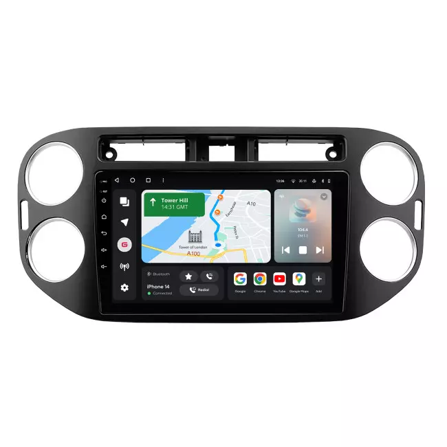 Мультимедийная автомобильная система Gazer T6009-5N для Volkswagen Tiguan 1 (5N) 2006-2017 77636