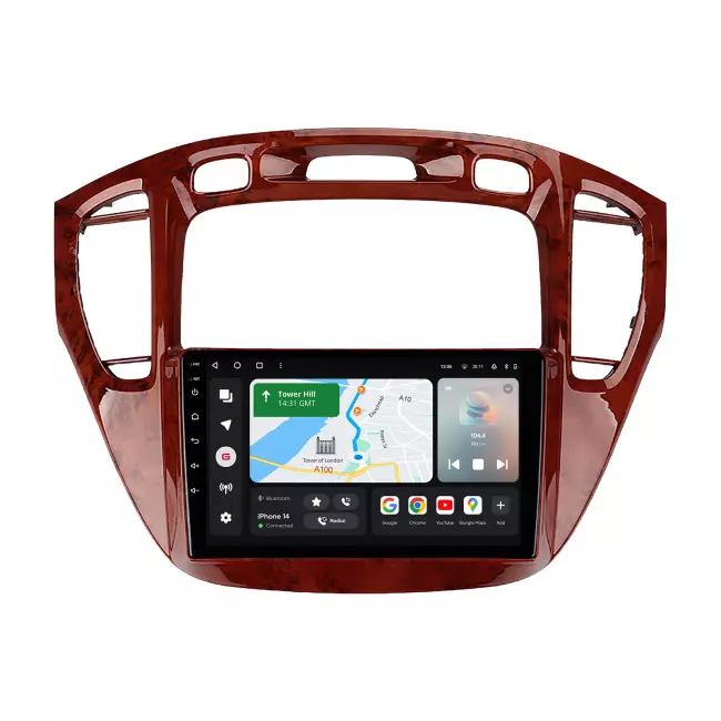Мультимедийная автомобильная система Gazer T6009-XU20 PRO для Toyota Highlander 1 (XU20) 2001-2007 80136