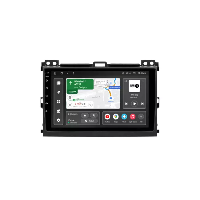 Мультимедийная автомобильная система Gazer T6009-J120/H PRO MAX для Toyota Land Cruiser Prado 3 (J120) 2002-2009 45863